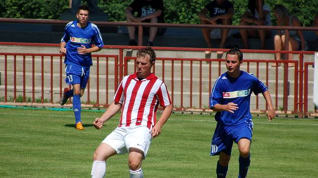 30. kolo krajského přeboru: Kutná Hora - Nové Strašecí 5:1, 16. června 2012.