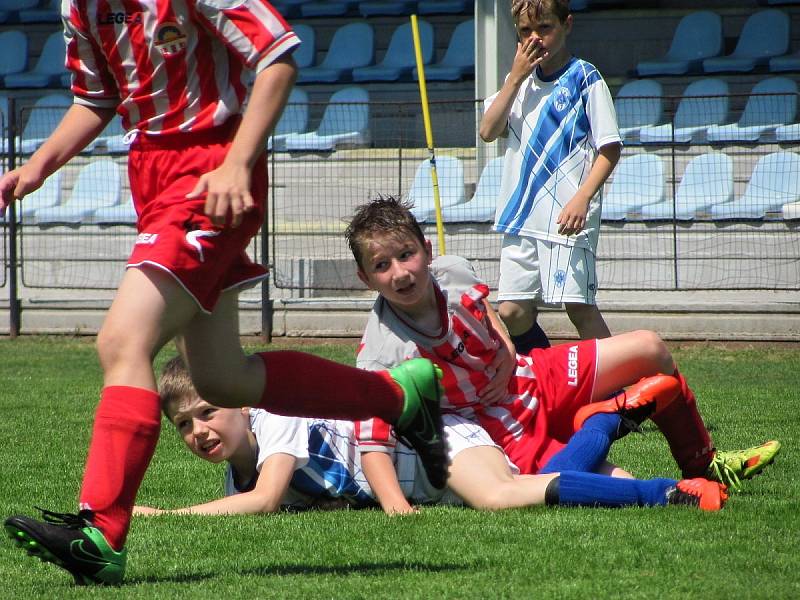 Okresní přebor starších přípravek, sobota 3. června 2017, turnaj v Čáslavi: FK Čáslav – Sparta Kutná Hora 1:6.