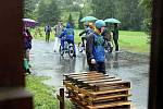 Závody mopedů ve Zruči nad Sázavou