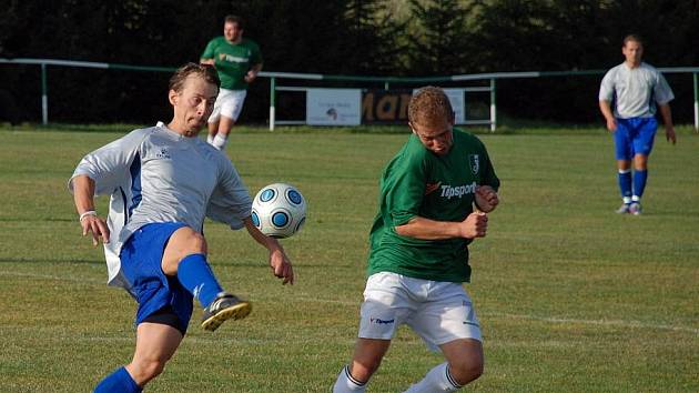 Fotbal I. B třída: B. Podolí - Chocerady 5:0, sobota 3. října 2009