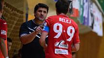 2. kolo Chance futsal ligy: FC Benago Zruč n. S. - SK Slavia Praha 6:3, 16. září 2016.