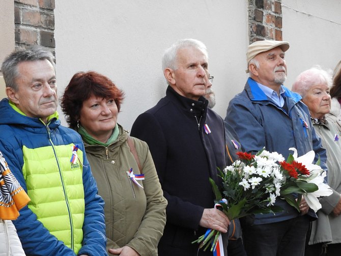 Z odpoledního setkání u příležitosti 30. výročí sametové revoluce v Čáslavi
