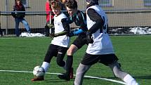 Zimní fotbalová příprava ligových mladších žáků U13: FC Slovan Havlíčkův Brod - FK Čáslav 1:9.