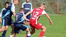 Česká fotbalová liga mladších žáků U13: FK Pardubice - FK Čáslav 3:9 (1:4, 1:2, 1:3).