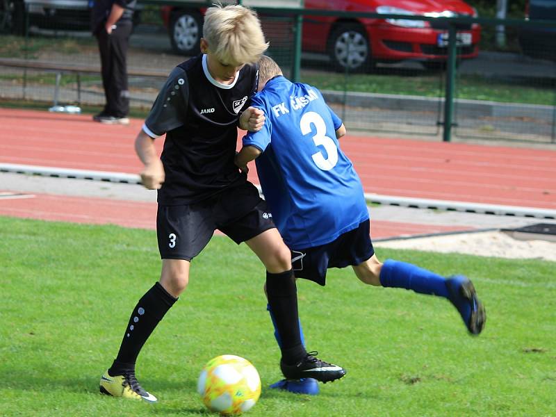 Česká fotbalová liga mladších žáků U12: FK Čáslav - SK Vysoké Mýto 2:9.