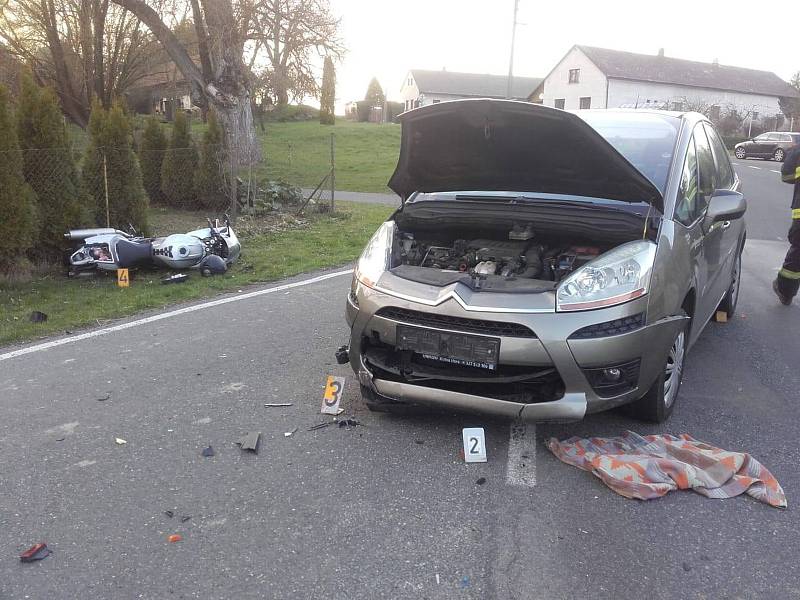 Dopravní nehoda v Košicích.