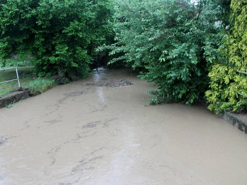 Prudké deště se na Kutnohorsku podepsaly 28. 5. 2014