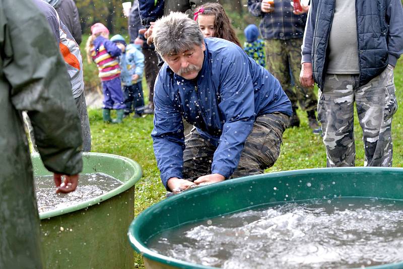 Do podzimních výlovů rybníků se zapojil i Kácov.