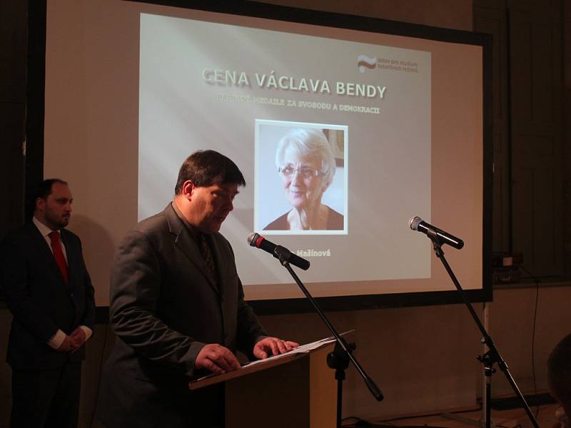 Předávání Cen Václava Bendy v GASK 9. listopadu 2015