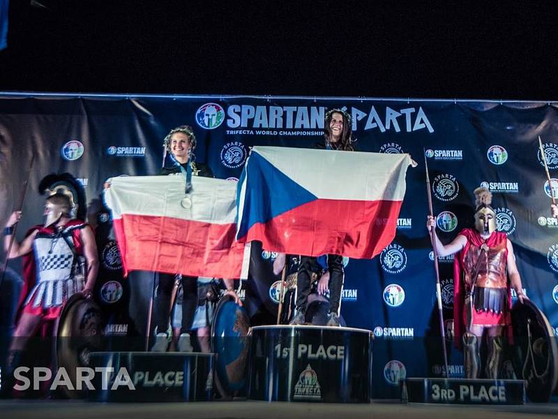 Vítězka věkové kategorie MS Spartan Trifecta Martina Fabiánová.