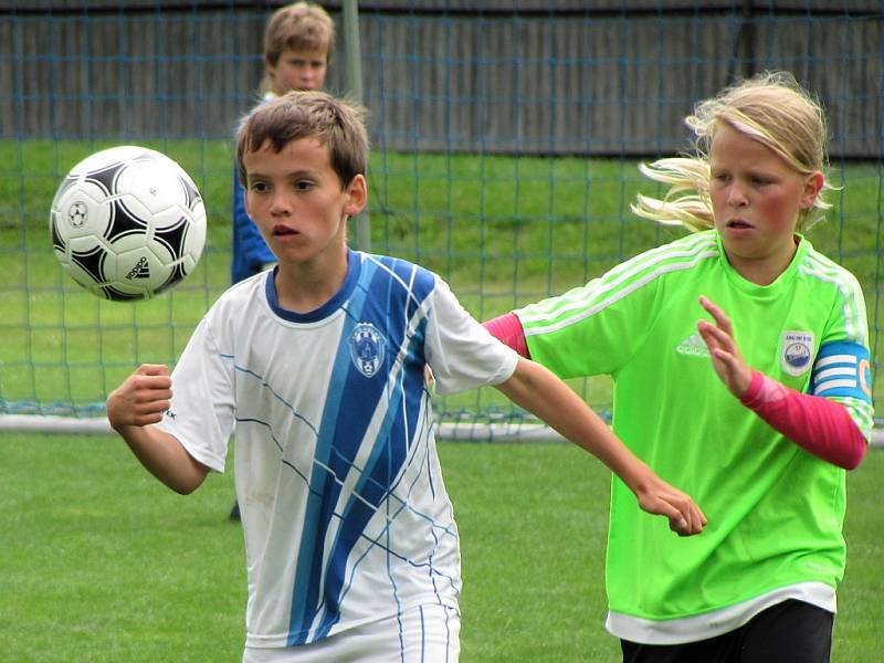 Okresní přebor starších přípravek, sobota 2. září 2017, turnaj ve Vrdech: FK Čáslav B - TJ Slavoj Vrdy 11:3.