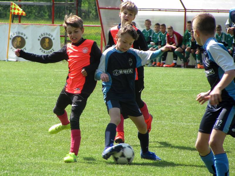 Mladší žáci FK Čáslav na 21. ročníku Memoriálu Františka Lhotáka, mezinárodním fotbalovém turnaji U12 v Malešově.