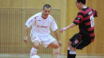 Z utkání futsalové ligy Zruč n. S. - Chrudim.