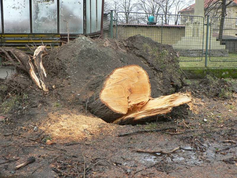 Vichřice řádila i na Kutnohorsku