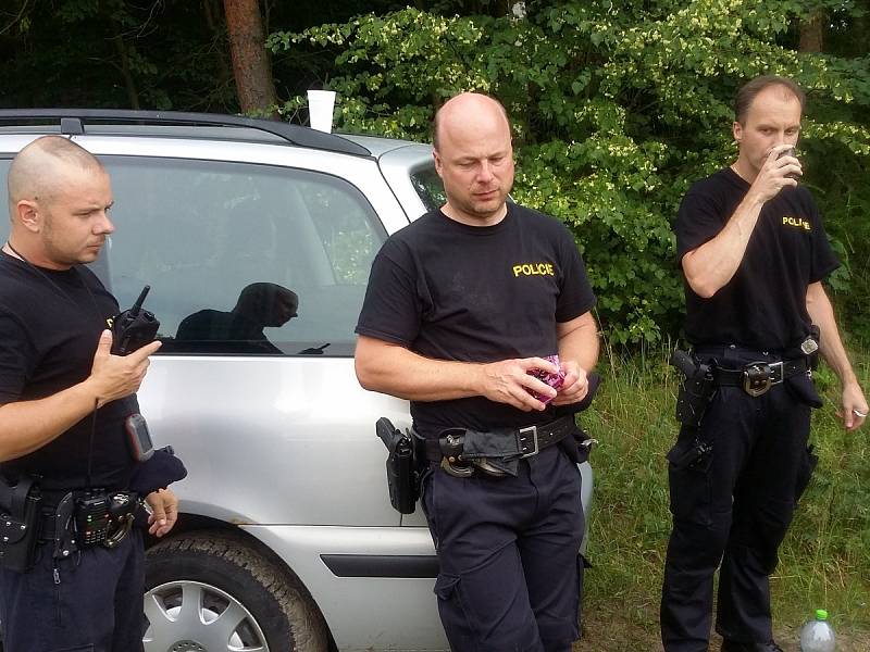 Policejní pátrací akce po pohřešované osobě v katastru obce Svatý Mikuláš.