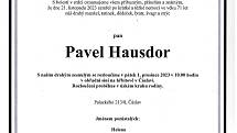 Smuteční oznámení: Pavel Hausdor.