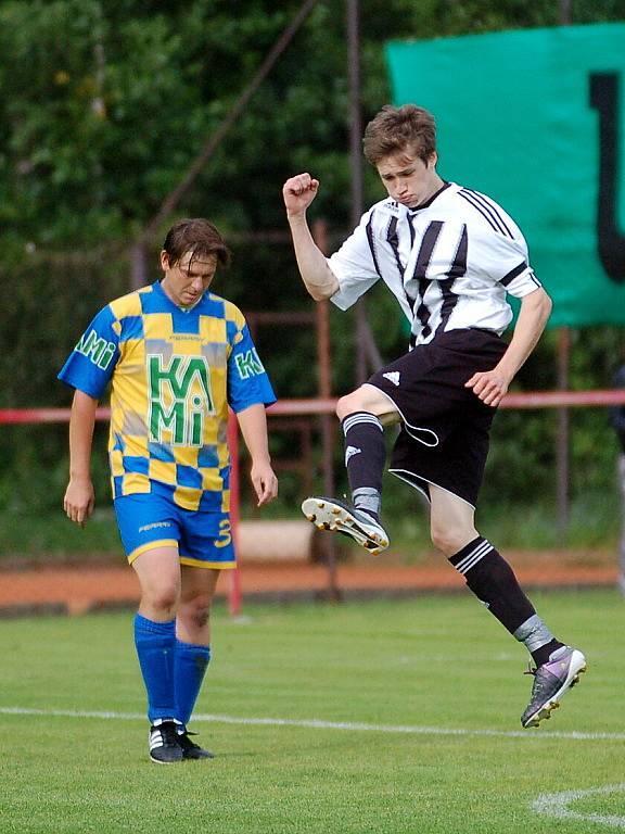 25. kolo okresní přebor: Malešov - Kaňk 4:1, 9. června 2012.