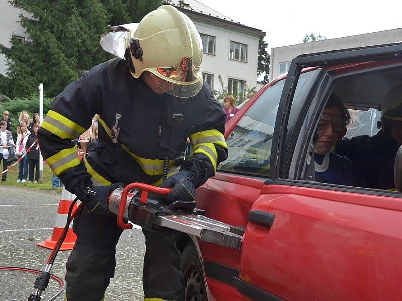 Žáci základních škol se sjeli na Dopravní den v Čáslavi