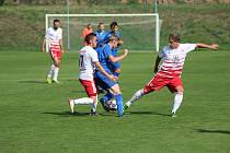 Z fotbalového utkání krajského přeboru Kutná Hora - Nespeky (2:3)