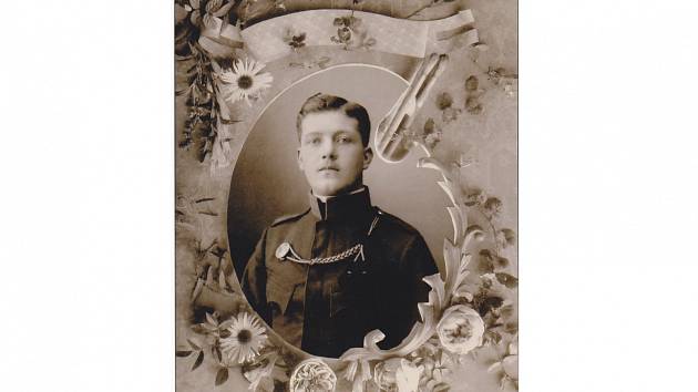 Josef VIKTORA (1890-1946), fotografie z vojenské služby - Innsbruck(asi 1914)