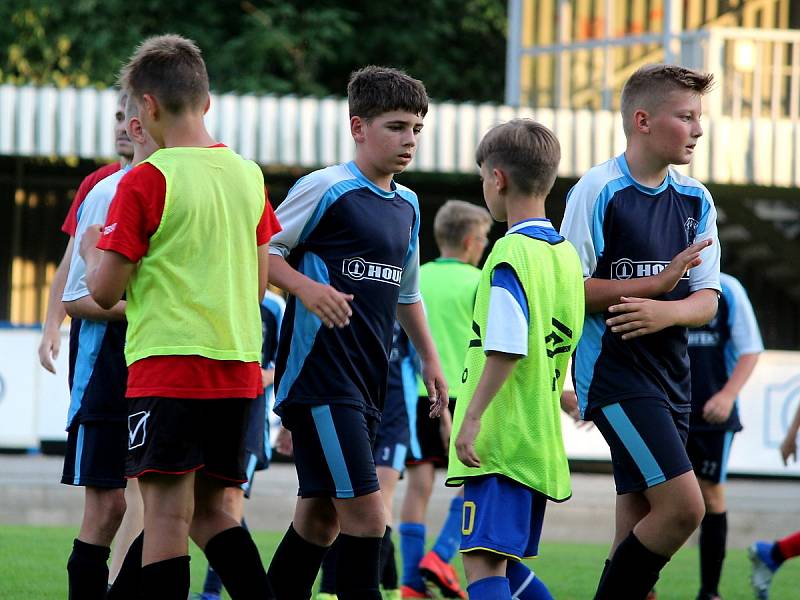 Fotbalový přípravný zápas, mladší žáci, kategorie U13: FK Čáslav - FK Kunice 14:5 (4:4, 3:1, 7:0).