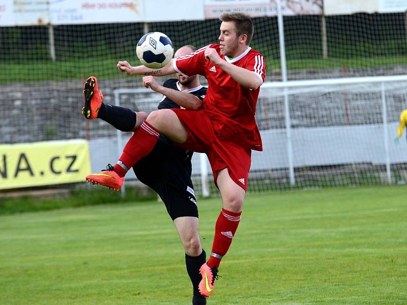 Semifinále Poháru OFS: Kutná Hora B - Malešov 2:1 (0:1), 18. května 2016.