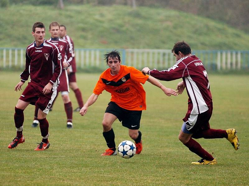 9. kolo okresního přeboru: Malín - Kutná Hora B 2:3, 20. října 2012.