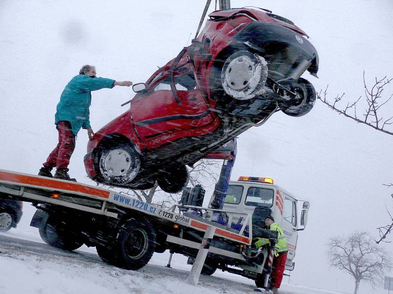 Dopravní nehoda u Malešova