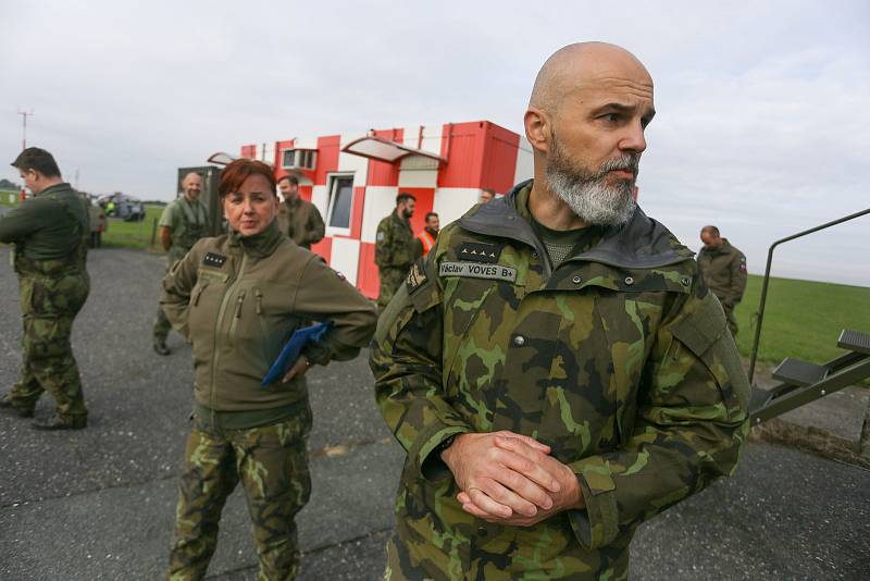 Z návratu gripenů z Litvy na domovskou 21. základnu taktického letectva Čáslav.