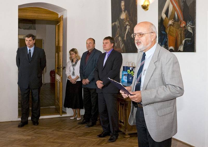 Vyhlášení výtvarné soutěže Vodohospodářské společnosti Vrchlice - Maleš, a. s. Kutná Hora.