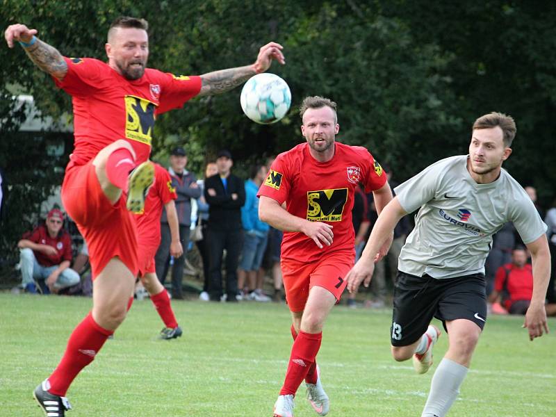 Fotbalová III. třída: FK Záboří nad Labem - TJ Sokol Červené Janovice 4:2 (2:1).