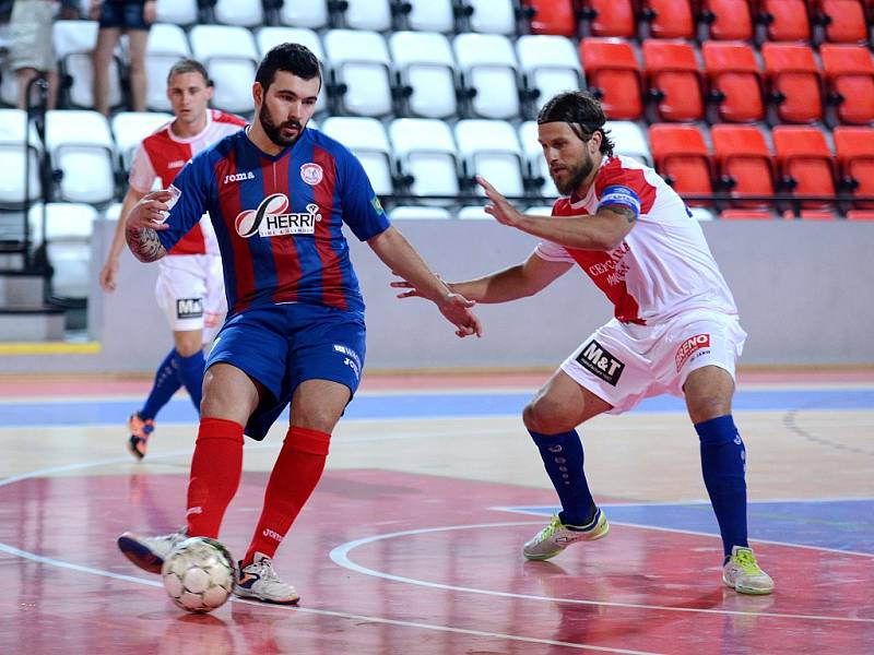 II. zápas semifinále play off CHANCE futsal ligy: SK Slavia Praha - FC Benago Zruč n. S. 7:2 (3:1), 10. května 2016.