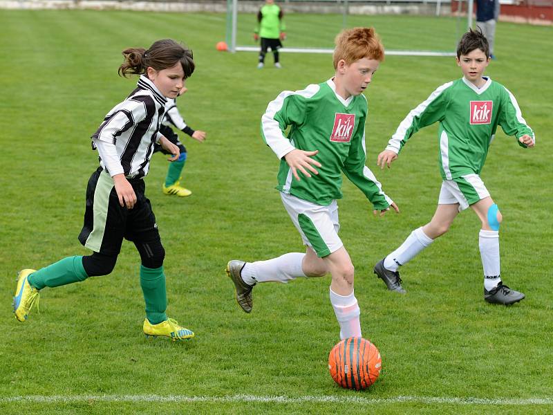 Na kutnohorském stadionu v Lorci se v sobotu odpoledne odehrál fotbalový turnaj přípravek.