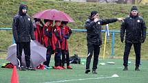 Fotbalový přípravný zápas, mladší žáci, kategorie U12: MFK Chrudim - FK Čáslav 3:8 (1:3, 0:3, 2:2).