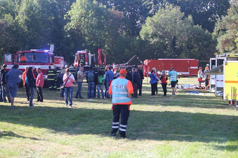 Trénink ISZ na Dopravním učilišti Čáslav