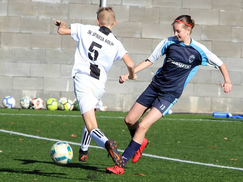 Česká fotbalová liga mladších žáků U13: FK Čáslav - SK Sparta Kolín 2:8 (0:1, 1:2, 1:5).