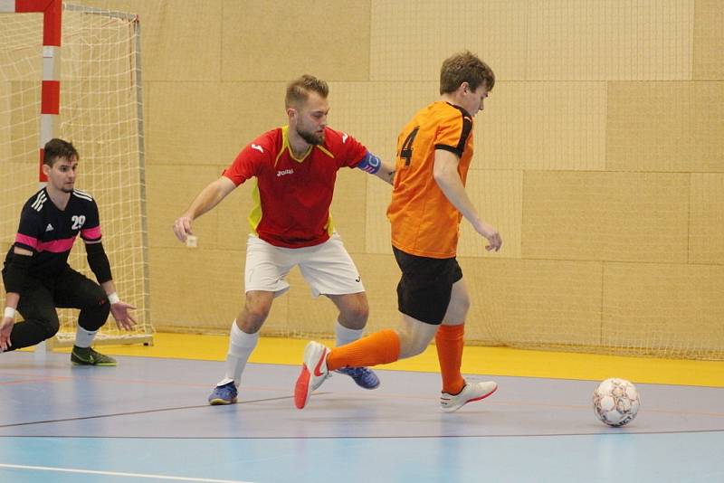 Z futsalového utkání Krajského přeboru Kutná Hora - Benešov