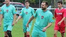 Fotbalová III. třída: TJ Sokol Červené Janovice - SK Kluky 7:1 (1:1).