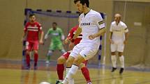 17. kolo Chance futsal ligy: Chrudim vs. Benago Zruč n. S. 3:3, 3. února 2017.