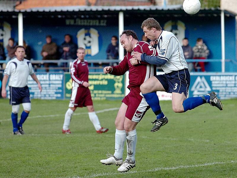 Fotbal: Sázava - Malín, 10. 4. 2010