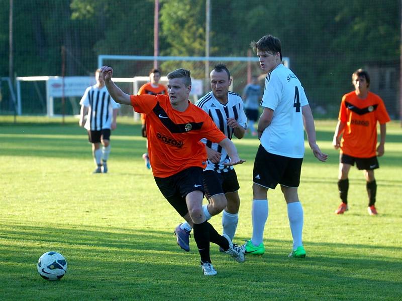 Dohrávka 14. kola okresního přeboru: Malešov - Kutná Hora B 1:0, 15. května 2013.