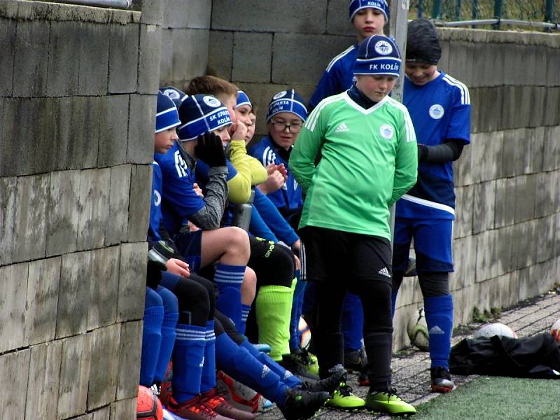 Fotbalový přípravný zápas, mladší žáci, kategorie U13+U12: FK Čáslav - SK Sparta Kolín 8:5 (1:0, 2:2, 5:3).