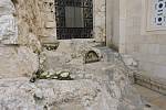 Ježíšova modlitební skála v Getsemanské zahradě v Jeruzalémě.