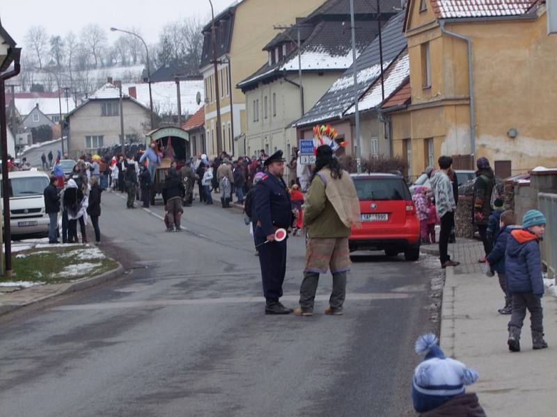 V Malešově se konal tradiční masopust