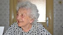 Růžena Málková z Čáslavi oslavila 102. narozeniny