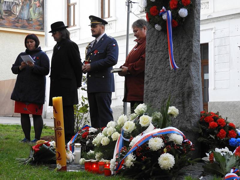 Z odpoledního setkání u příležitosti 30. výročí sametové revoluce v Čáslavi