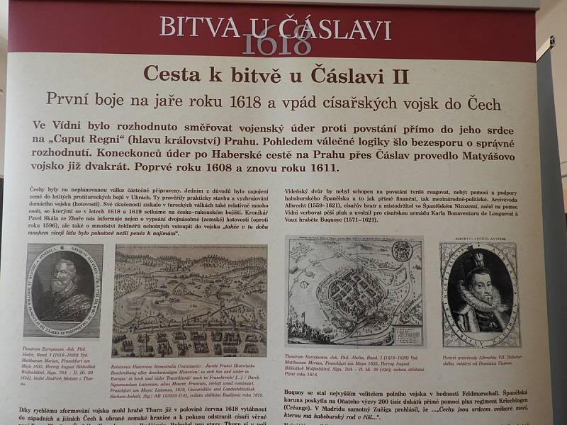 Z vernisáže výstavy Bitva u Čáslavi 1618.