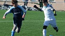 Zimní fotbalová příprava ligových mladších žáků U12: FC Slovan Havlíčkův Brod - FK Čáslav 5:19.