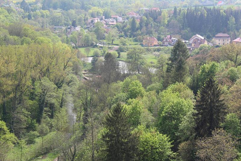 Výstup na ochozy chrámu sv. Barbory v Kutné Hoře.