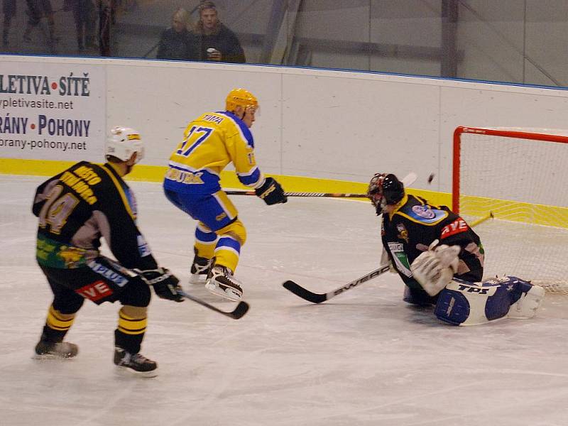 Hokej II. liga: K. Hora - Nymburk 2:6, středa 25. listopadu 2009